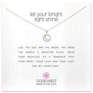 Dogeared Let Your Bright Light Shine Necklace